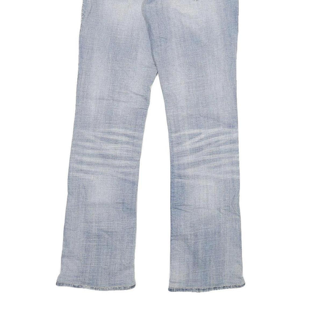 SILVER Womens Regular Fit Blue Denim Medium Wash W26 L29 Classic Jeans Zip