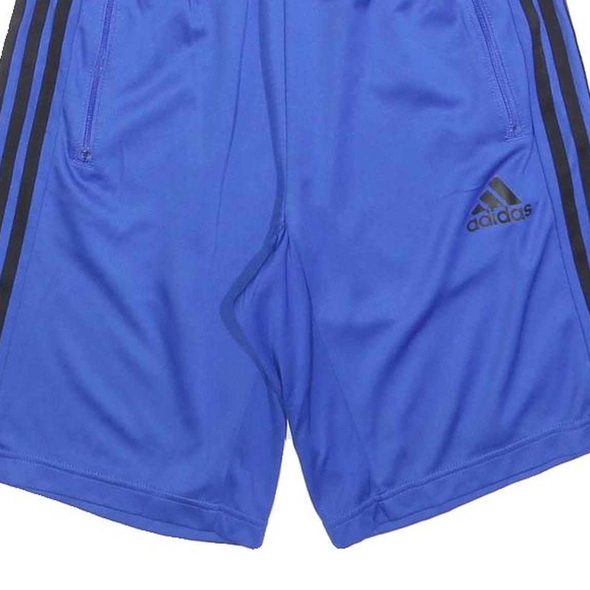 ADIDAS Mens Shorts Blue Black S W26 Sports Casual Athletic Training Gym