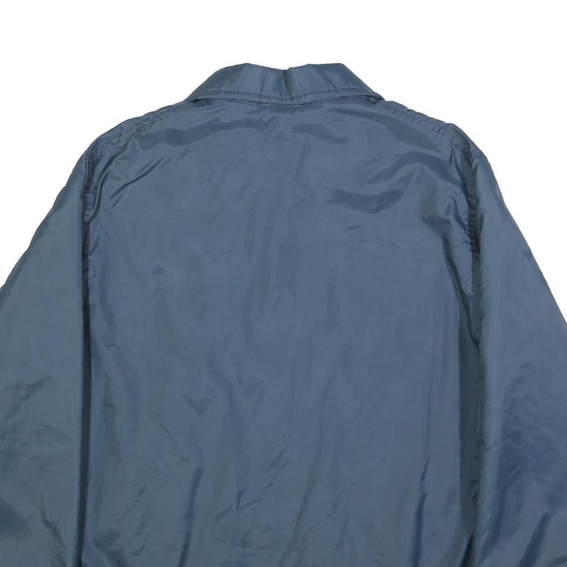 WEST WIND Mens Blue Synthetic Jacket XS Woven Lightweight Zip Closure Casual