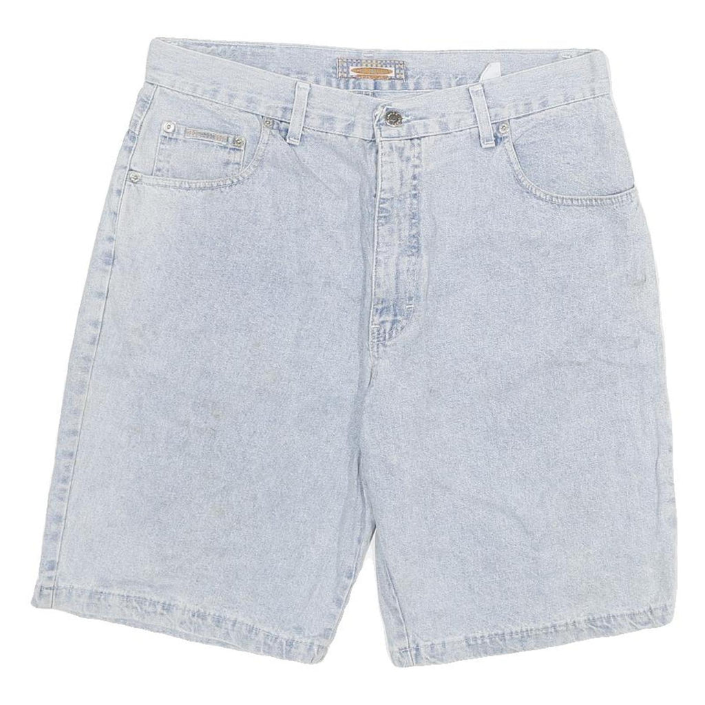 ON DUTY Womens Shorts Blue Denim XL W34 Casual Cotton Blend Pocketed
