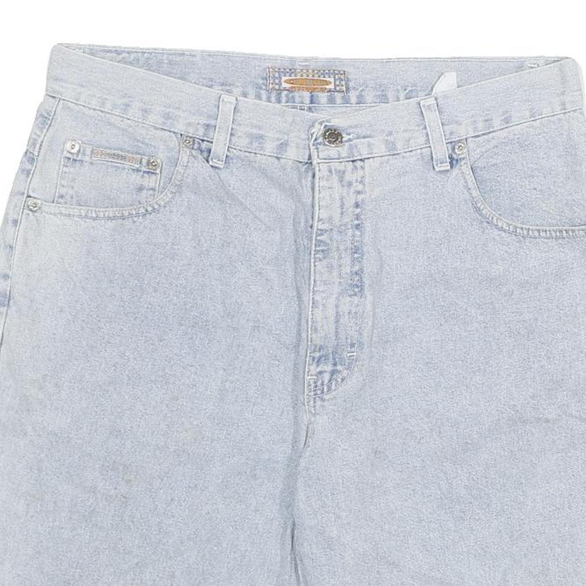 ON DUTY Womens Shorts Blue Denim XL W34 Casual Cotton Blend Pocketed