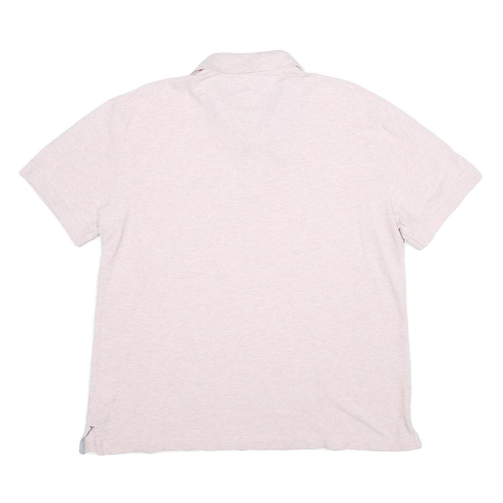 TOMMY HILFIGER Mens White Polo Shirt XL Cotton Short Sleeve Classic Fit