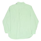 TOMMY HILFIGER Mens Green Casual Shirt L Cotton Long Sleeve Button