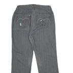 STOOKER JEANS Womens Relaxed Grey Denim W32 L30 Casual Cotton Zip