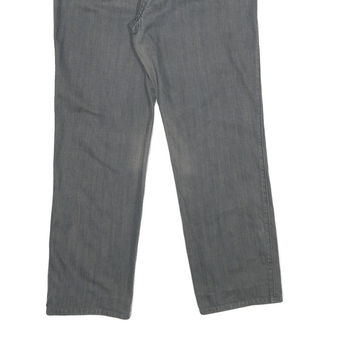 STOOKER JEANS Womens Relaxed Grey Denim W32 L30 Casual Cotton Zip