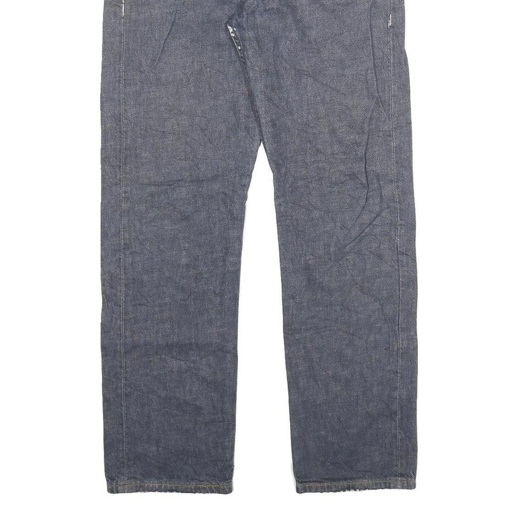 LEVI'S 501 Mens Jeans Blue Regular Straight Denim Medium W30 L30 Button Closure