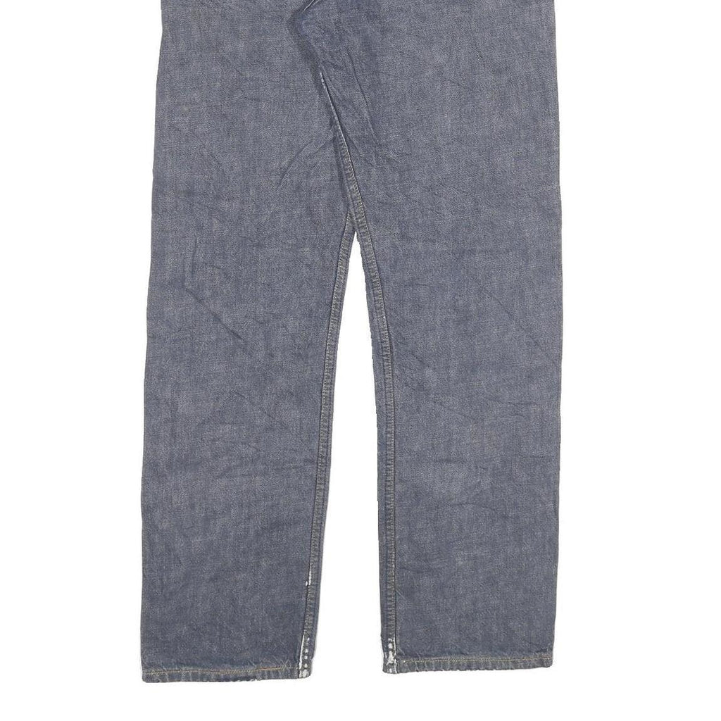 LEVI'S 501 Mens Jeans Blue Regular Straight Denim Medium W30 L30 Button Closure