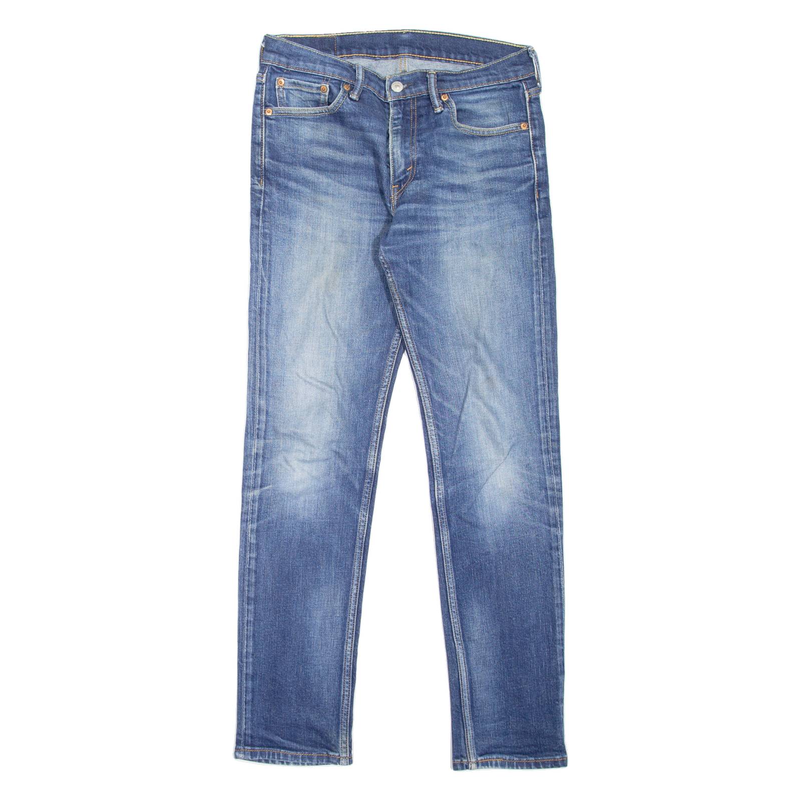 LEVI'S 511 Jeans Mens Blue Slim Straight Stone Wash W30 L32