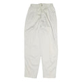LEE Womens White Regular Fit Straight Leg Trousers Cotton W25 L29 Casual Zip