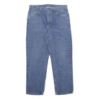 CARHARTT Mens Jeans Blue Relaxed Straight Denim Medium W38 L32 Durable Workwear
