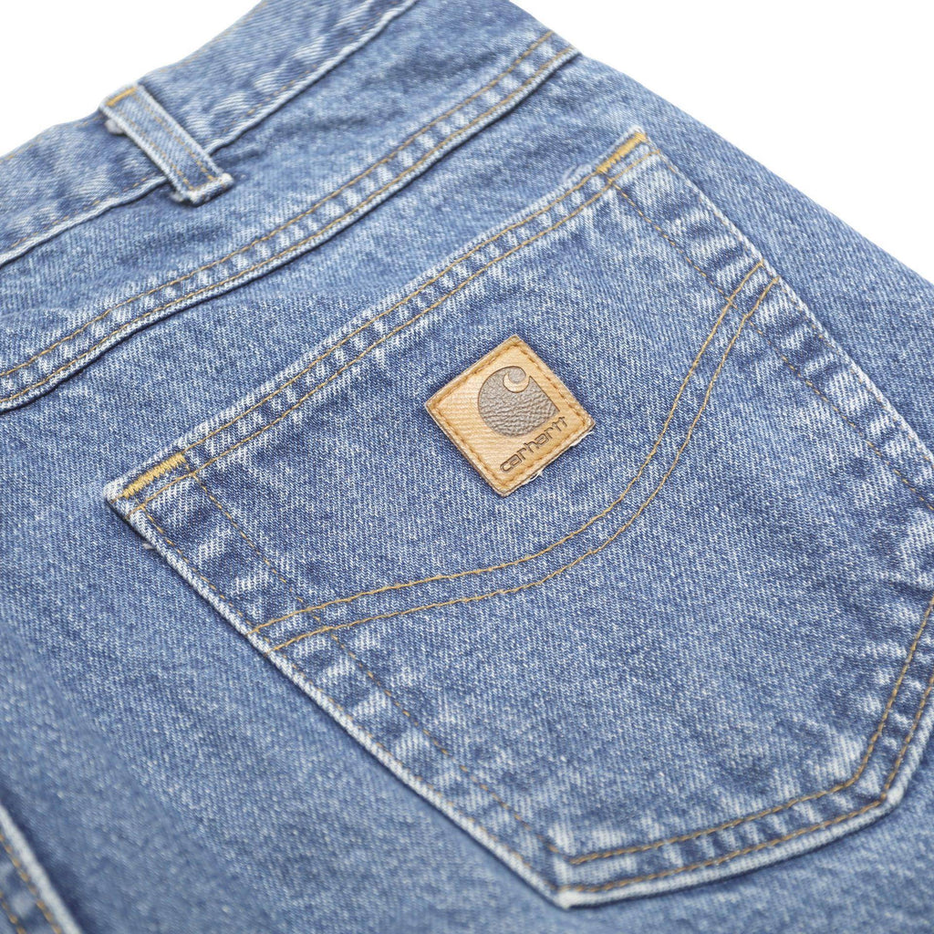 CARHARTT Mens Jeans Blue Relaxed Straight Denim Medium W38 L32 Durable Workwear