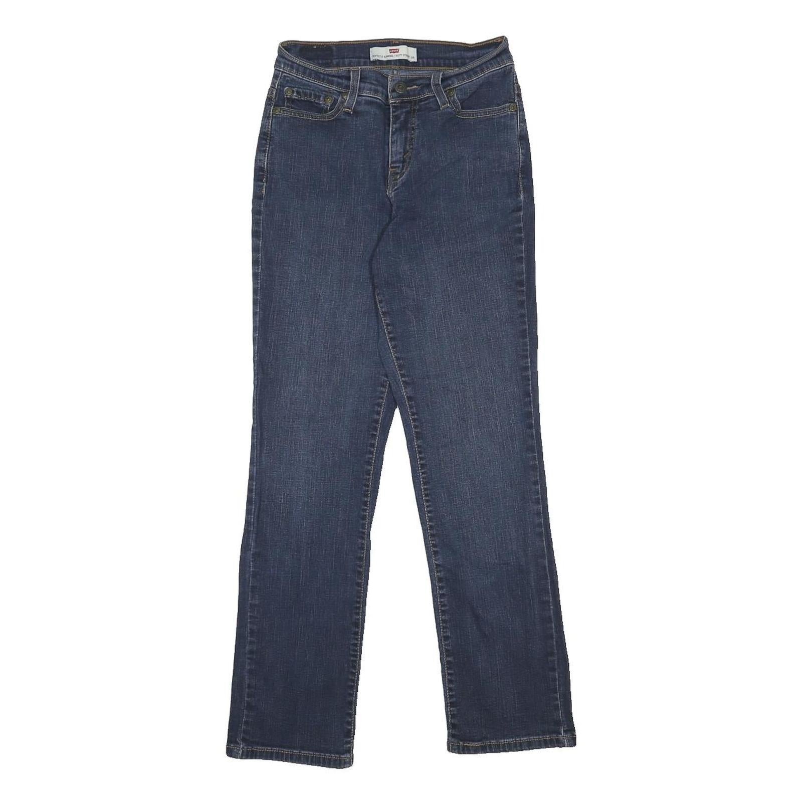 LEVI'S 512 Womens Slim Jeans Denim Medium W24 L27 Stretch Zip Closure