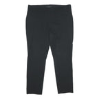 LAUREN RALPH LAUREN Womens Black Regular Fit Straight Trousers W34 L28 Classic