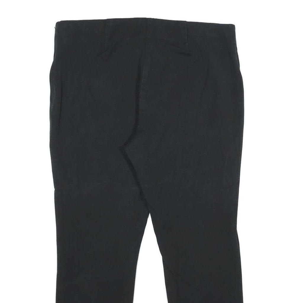 LAUREN RALPH LAUREN Womens Black Regular Fit Straight Trousers W34 L28 Classic