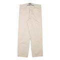 NAUTICA Mens Cotton Blend Beige Regular Fit Straight Leg Trousers W34 L32