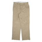 DICKIES Mens Trousers Beige Regular Straight W33 L30