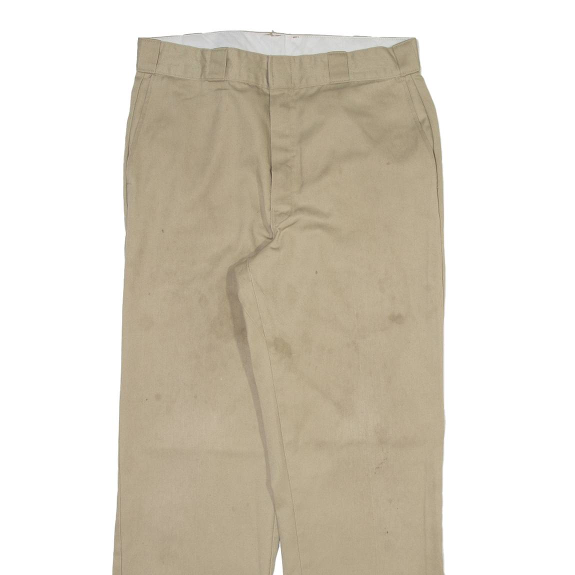 DICKIES Mens Trousers Beige Regular Straight W33 L30