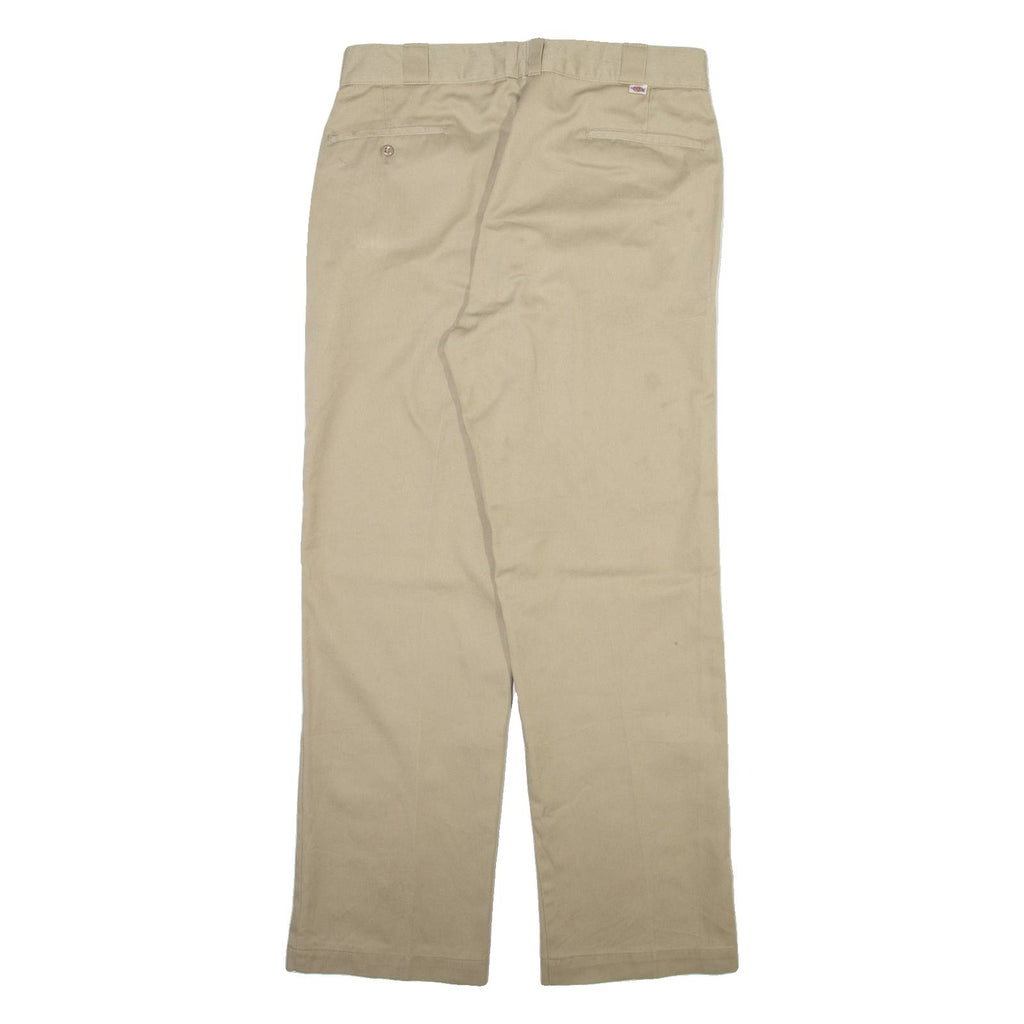 DICKIES Mens Trousers Beige Regular Straight W33 L30