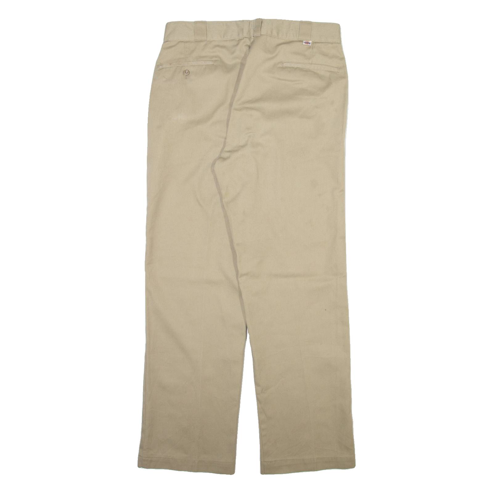 DICKIES Mens Trousers Beige Regular Straight W33 L30