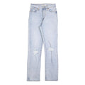 LEVI'S Womens Jeans Blue Regular Straight Denim Light W26 L30 Distressed