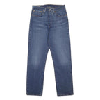LEVI'S 501 Big E Womens Jeans Blue Regular Straight Denim Medium W27 L28 Button