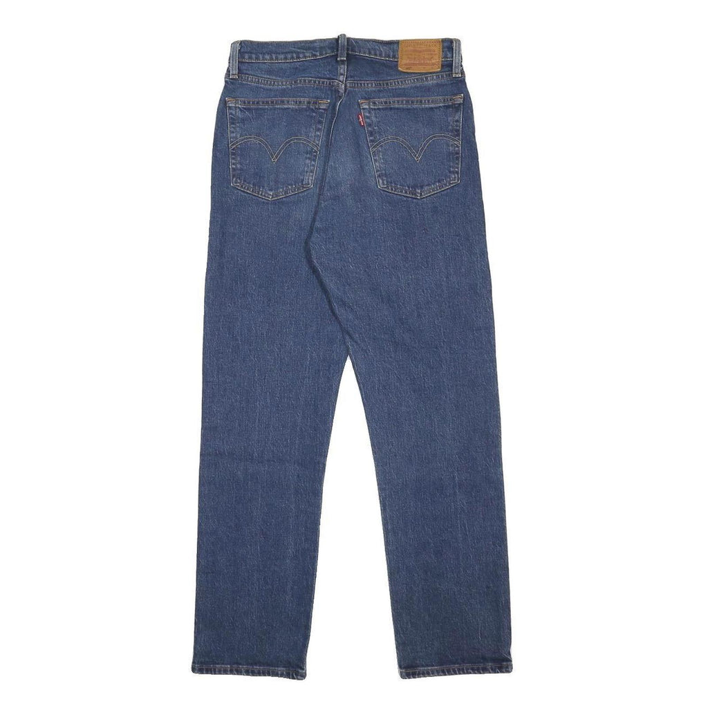 LEVI'S 501 Big E Womens Jeans Blue Regular Straight Denim Medium W27 L28 Button