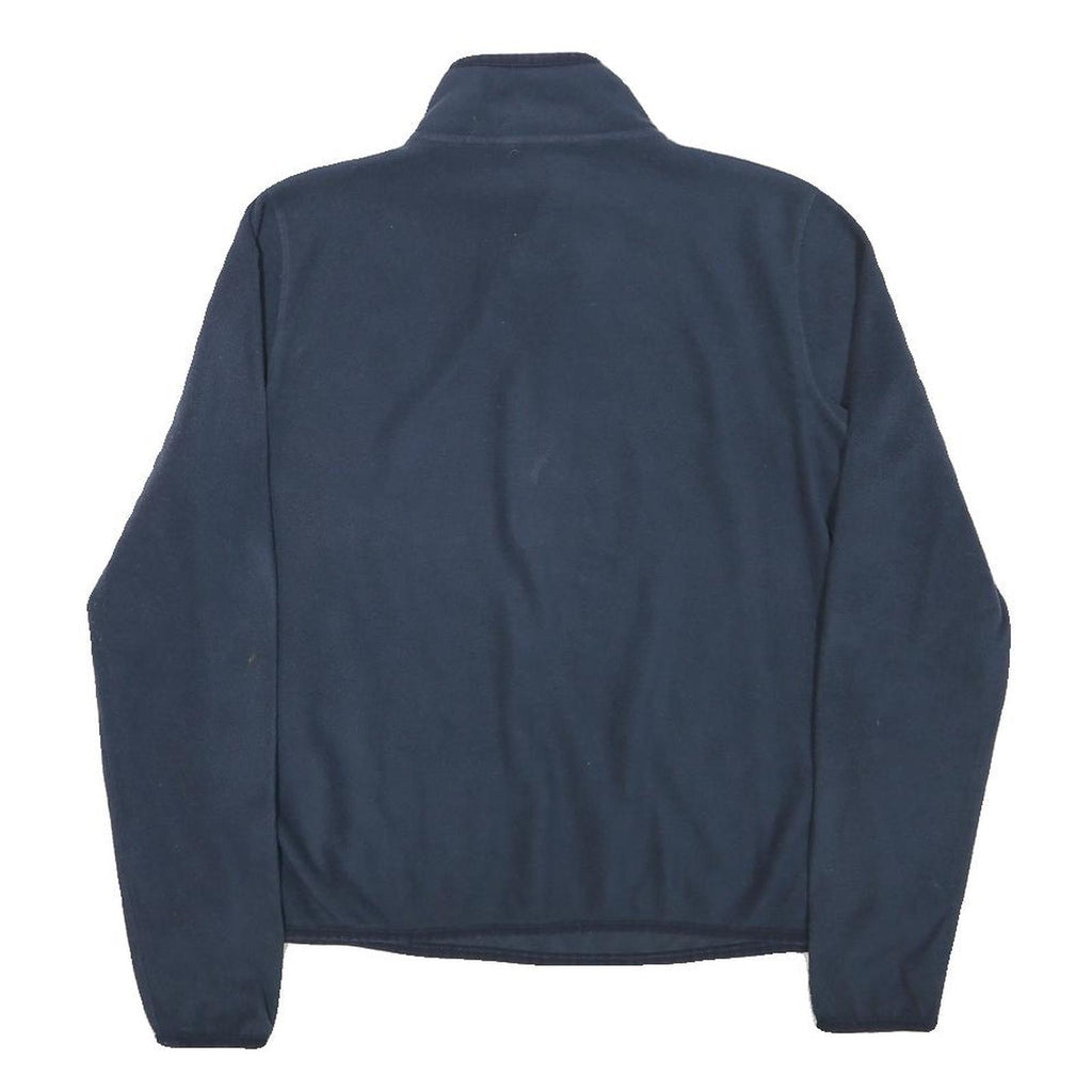 THE NORTH FACE Womens Navy Blue Plain Pullover Crew Neck Basic Knit M Fleece