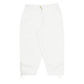 Womens Pedal Pushers Shorts Cream Slim S W28