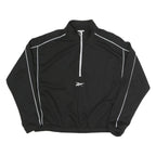 REEBOK Womens Black & White Sweatshirt Pullover M Sportswear Activewear