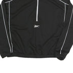 REEBOK Womens Black & White Sweatshirt Pullover M Sportswear Activewear