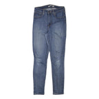 LEVI'S Womens Jeans Blue Slim Skinny Denim W25 L27 Classic Cotton Blend Zip