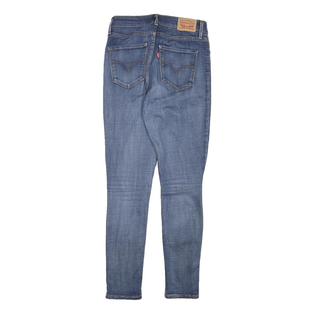 LEVI'S Womens Jeans Blue Slim Skinny Denim W25 L27 Classic Cotton Blend Zip