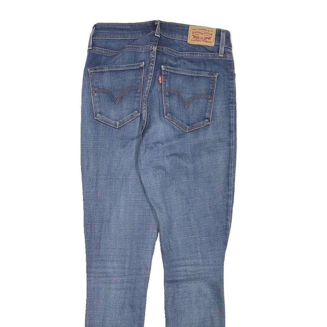 LEVI'S Womens Jeans Blue Slim Skinny Denim W25 L27 Classic Cotton Blend Zip