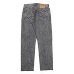 LEVI'S 551 Mens Jeans Grey Regular Straight Denim Medium W29 L28 Authentic Style