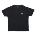 NEW BALANCE Mens Black Pocket T-Shirt L Short Sleeve Crew Neck Cotton Blend