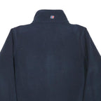 BERGHAUS Mens Navy Blue Fleece Jacket S Polyester Blend Zip Outdoor Casual