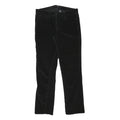 CALVIN KLEIN JEANS Womens Cotton Blend Black Regular Straight Trousers W31 L30