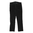 CALVIN KLEIN JEANS Womens Cotton Blend Black Regular Straight Trousers W31 L30