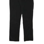 CALVIN KLEIN JEANS Womens Cotton Blend Black Regular Straight Trousers W31 L30