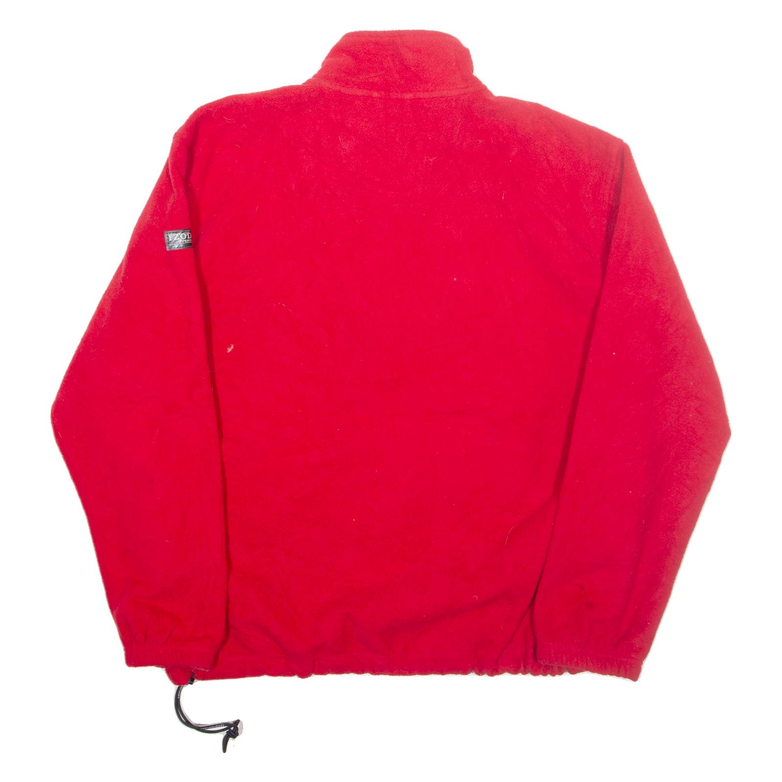 IZOD Fleece Mens Pullover Jacket Red XL