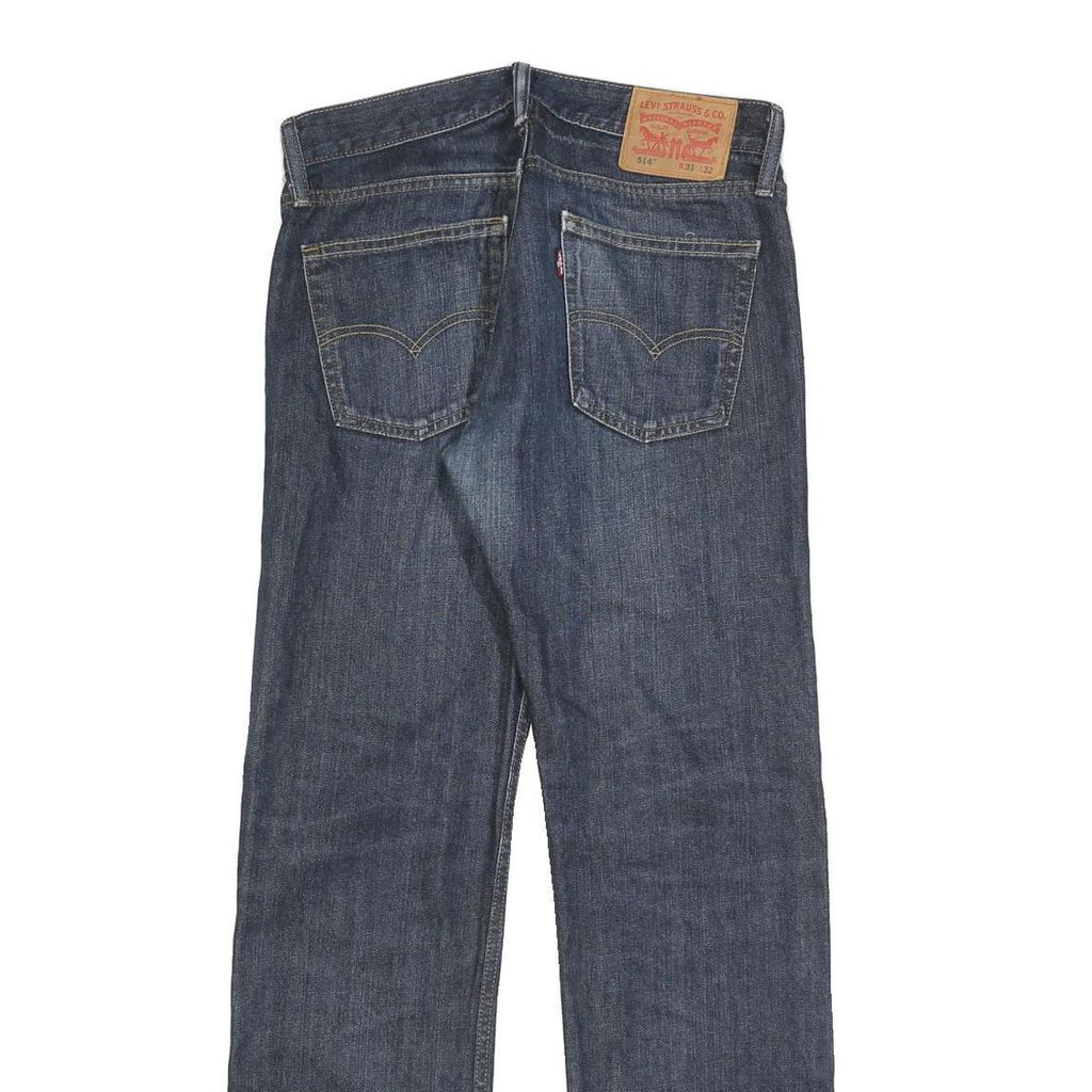 LEVI'S 514 Classic Mens Jeans Blue Classic Straight Denim Medium W31 L31 Zip