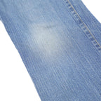 LEVI'S 505 Womens Jeans Blue Regular Straight Denim Medium W34 L29 Zip Closure