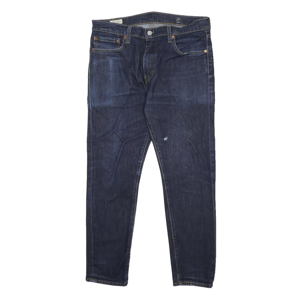 LEVI'S 512 Tapered Mens Jeans Blue Slim Denim Medium W33 L26 Zip