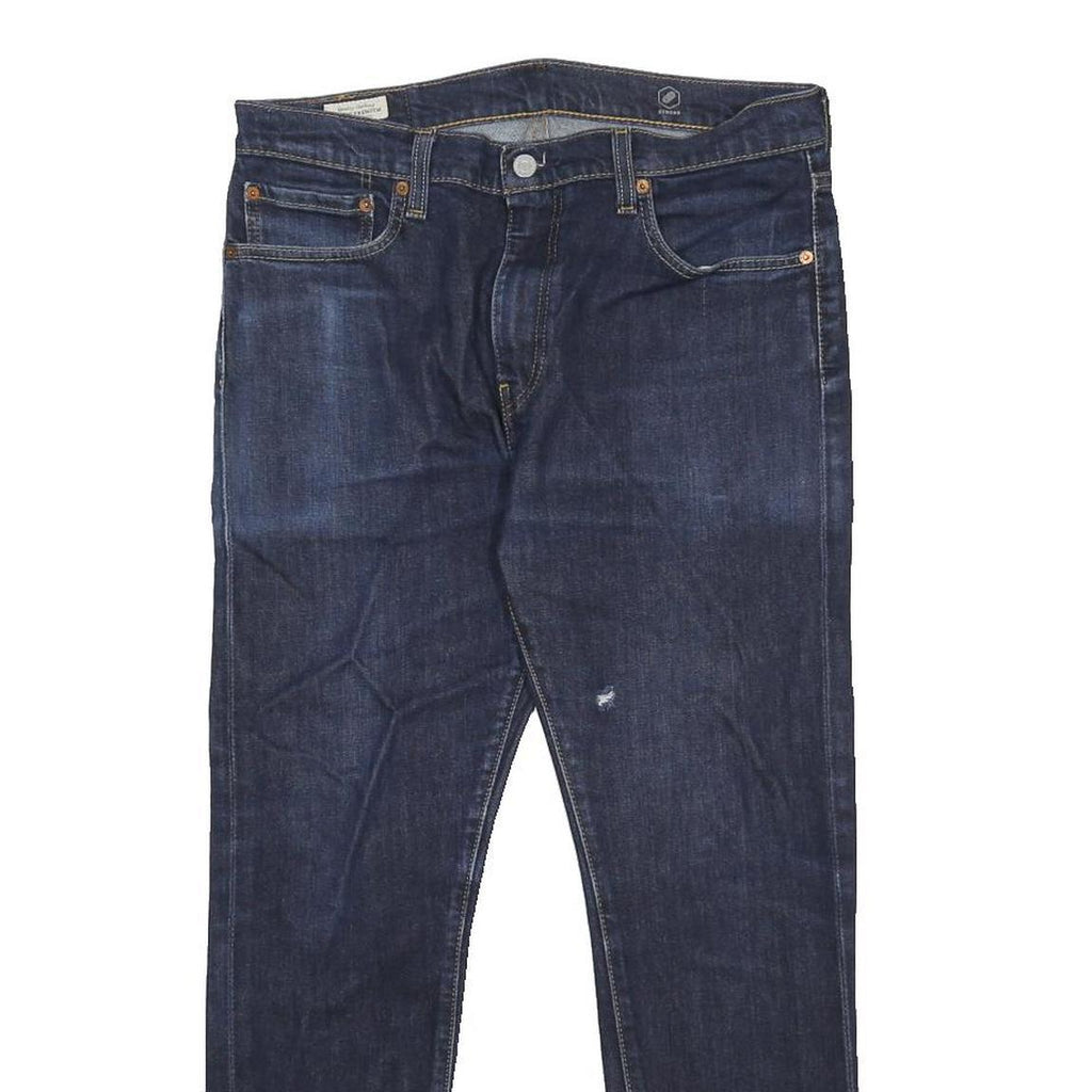 LEVI'S 512 Tapered Mens Jeans Blue Slim Denim Medium W33 L26 Zip