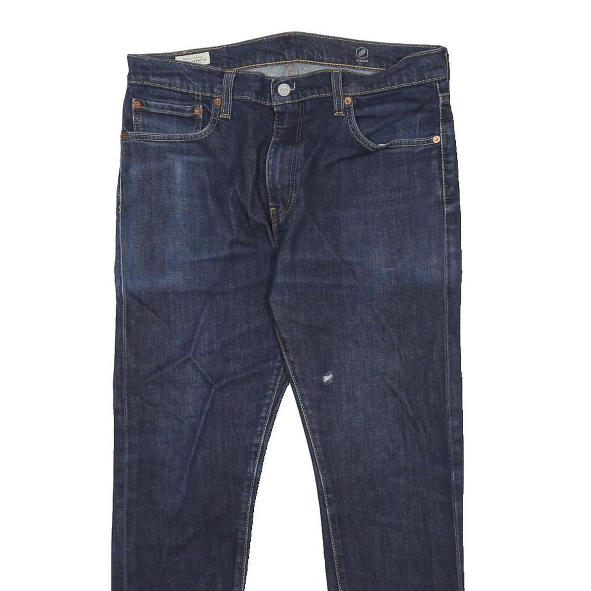 LEVI'S 512 Tapered Mens Jeans Blue Slim Denim Medium W33 L26 Zip