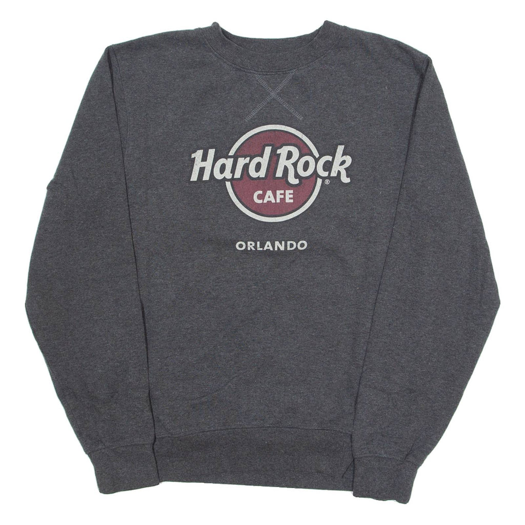 HARD ROCK CAFE Orlando Mens Sweatshirt Grey Crew Neck USA M
