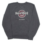 HARD ROCK CAFE Orlando Mens Sweatshirt Grey Crew Neck USA M