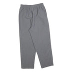 Womens Grey Relaxed Fit Straight Trousers W26 L24 Casual Comfortable Zip Closure