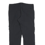 CANDA Mens Black Polyester Regular Fit Straight Trousers W38 L34 Zip Closure