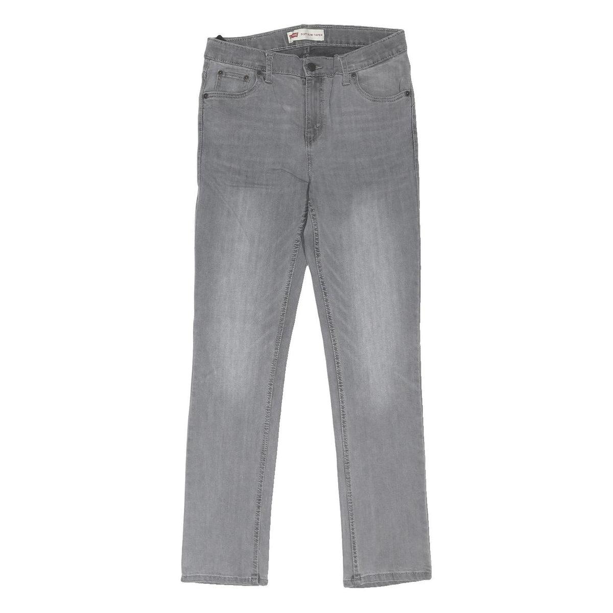 LEVI'S 512 Tapered Mens Slim Grey Denim W31 L30 Button Cotton Blend Jeans
